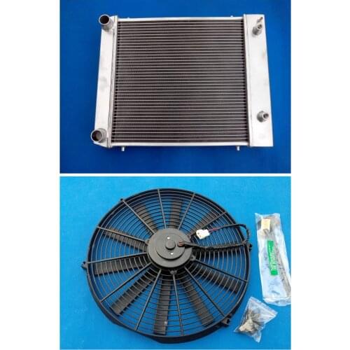 Hot Selling 3 Row Aluminum Radiator & Fan For Land Rover Defender Discovery 300TDI 300 TDI 90/110 BTP2275 High Performance