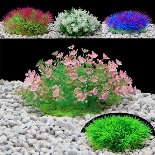 2021 1Pc Aquarium Water Grass Decor Artificial Plants Fish Tank Decoration View Decorations Aquarium Decoration Home Accessories