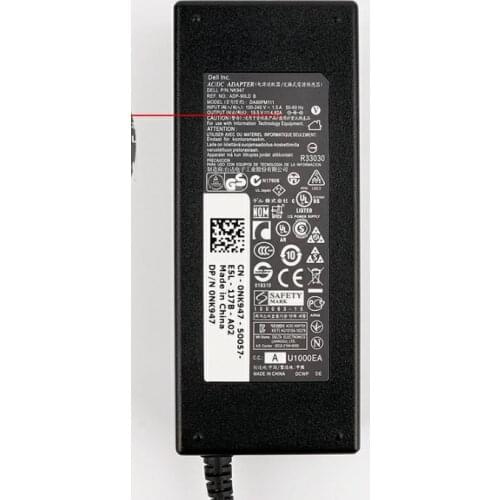 Dell AC Power Adapter DA90PM111 MK947 ADP-90LD 90W US Plug NEW 0NK947
