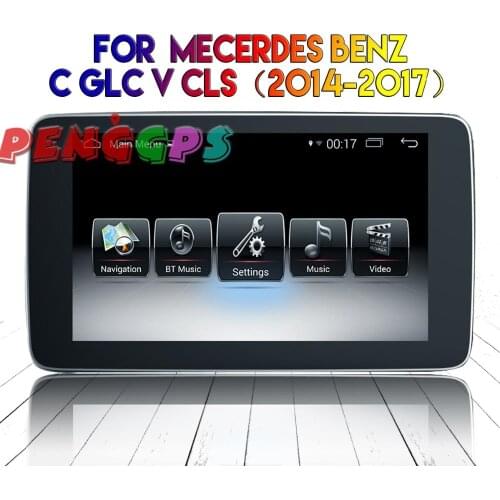 Android Car Radio Stereo GPS Headunit for Mercedes Benz C GLC V CLS 2014 2015 2016 2017 Car DVD Player Audio Satnav Multimedia