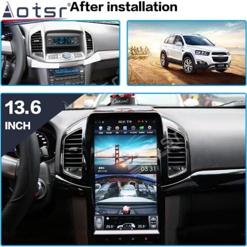 For chevrolet Captiva 2008-2012 Multimedia Android 9.0 4G Car Auto Radio Player PX6 Tesla Screen Stereo Audio GPS Navi Head Unit