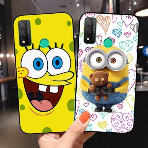 For Huawei P Smart Pro 2019 S Z Case cover Soft Tpu Silicon coque On P Smart 2020 POT-LX1A 6.21" Bumper Painted Shells Bags