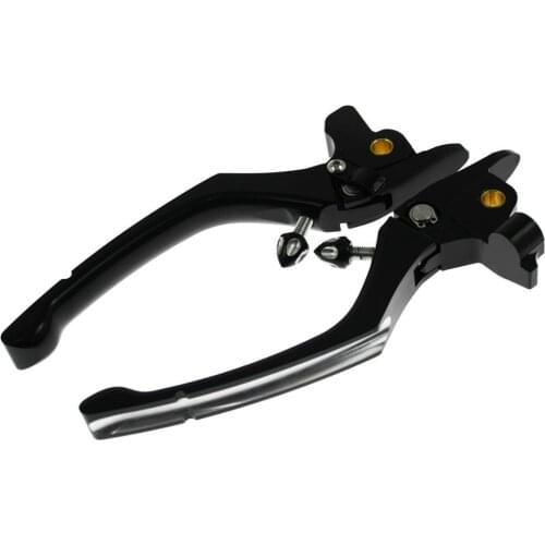 Motorcycle Black Brake Clutch Levers Motorbike Brake Handle Regulator Levers For Harley Touring Models Road King 2017-2019