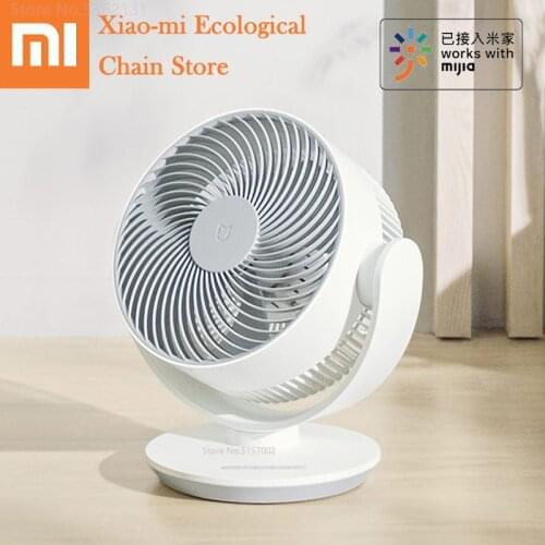 Xiaomi Mijia DC Frequency Conversion Circulating Fan Full Automatic Circulation Swing Head Natural Wind Work With Mi Home App