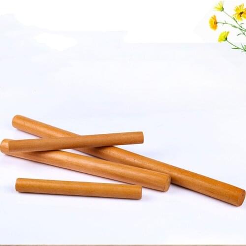 Wooden Rolling Pin Solid Wood Household Fondant Roller Clay Pizza Pasta Roll Bakeware Cake Accessories