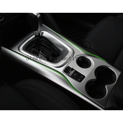 Auto Car Interior Water Holder Container Cover Frame Trim For Renault Kadjar 2015 2016 2017 Car Styling Accessiores