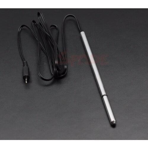 Electrical Urethral Sound, Prostate electric probe for multiple orgasms, Electro Masturbation, Length:185MM, Diameter:8MM