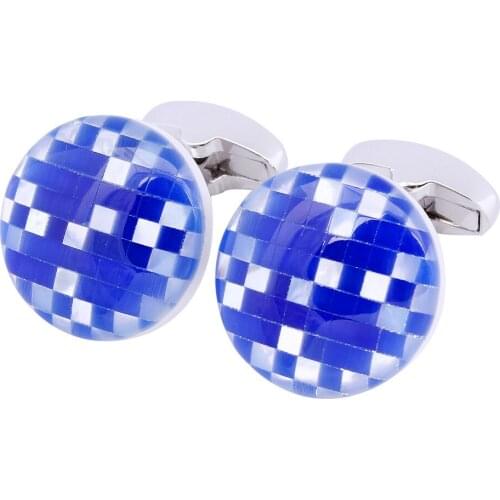 HAWSON Classic Round Stone Cufflinks for Men French Business Daily Suit Sleeve Fasten Cuff Buttons Best Mens Dress Jewelry