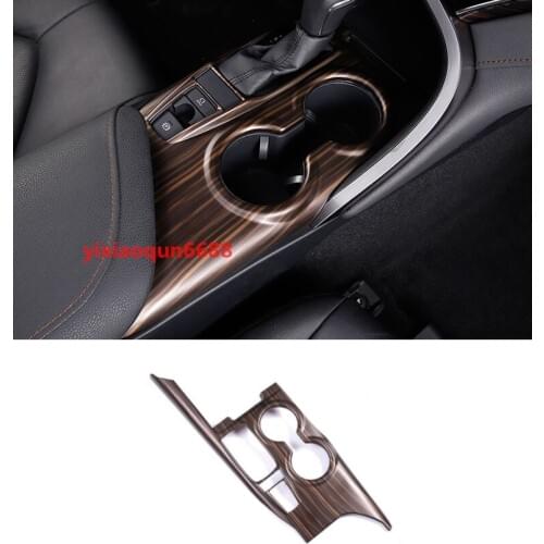 Fit For TOYOTA CAMRY 2018 Peach Wood Grain Inner Gear Shift Box Panel Cover Trim 1pcs
