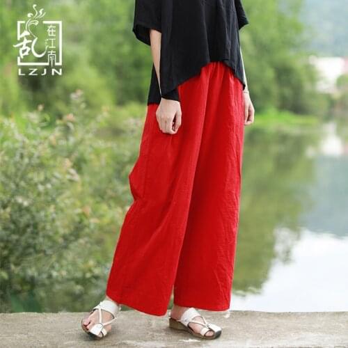 Женские прямые брюки LZJN China At AliExpress