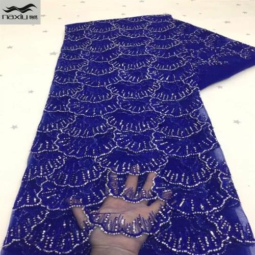 Madison Embroiderd African Sequins Lace Fabric MultiColor French Tulle Mesh Lace Fabric with Sequins Nigerian Net Lace Fabric