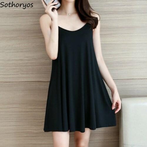 Nightgowns Women Sleepshirts Mini Strap Backless Criss-cross Sexy Elegant Solid Charming Thin Hot Sale Leisure Loose 4XL Trendy