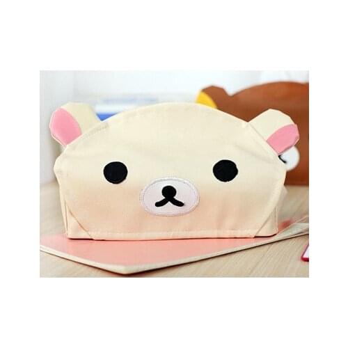 New Lovely Easily bear the PU tissues box 23*12*7cm Free shipping