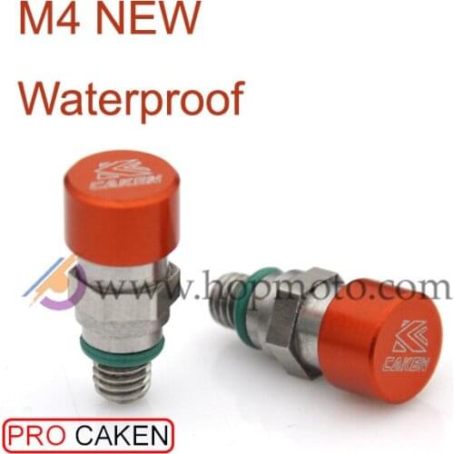 Waterproff New M4 front Fork Bleeder Relief Valve Fork Relief Valve Fit KTM SX SXF EXC SMR SMCR Supermoto Motard Free Shipping