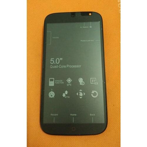 Original Touch screen + LCD display + Frame for Kingzone S1 MTK6582 Quad Core 5.0 Inch QHD Free Shipping