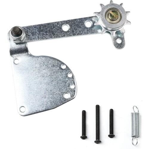 Spring Loaded Chain Tensioner Quick Release Protector Fix Cleaning Tool Fit For 49cc 50cc 66cc 80cc Engine Motorized Bike Silver