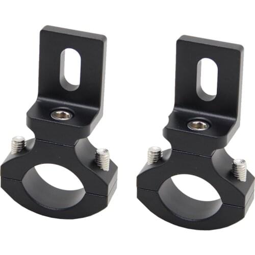 2pcs Universal handlebar 22 25mm 7/8" Pipe Mount Motorcycle Headlight Bracket foglight Holder Tube Clamp For Cafer Racer Chopper