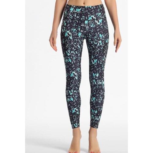 Women Workout Gym Sport Pocket High Waist Sports Tight 7/8 pants Stretch Fabric Legigngs Ankle-Length Pants