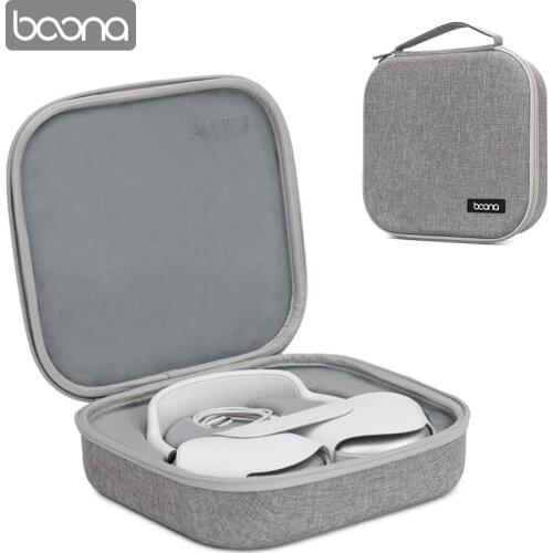 EVA Hard Shell Headphone Organizer Case for AirPods Max,Hard Organizer Portable Carry Travel Cover Storage Bag