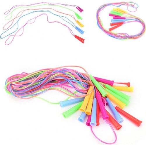 1Pc 2.4m Speed Adjustable Jump Rope Fitness Sport Exercise Wire Skipping Cross Fit Student Kids