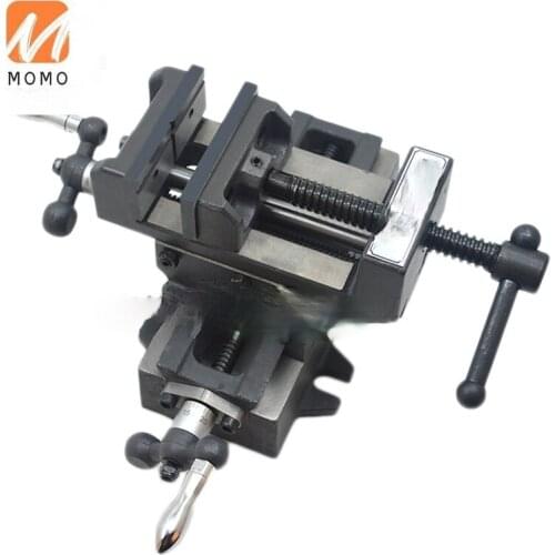 1pc 3 - inch cross - flattened pliers precision heavy - duty Manual tiger caliper bench drill with a cross - clamp