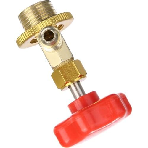 For Car Air Conditioning Refrigerant Open 1PC SAE Auto AC Valve Bottle Opener Leak-proof R134a M14 / 1/4"