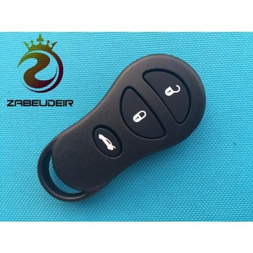 1Pcs Of New Replacement Key Case For Chrysler 3 Button Remote Cover Shell Keyless Blank Uncut Blade No Logo Car Accessories Auto