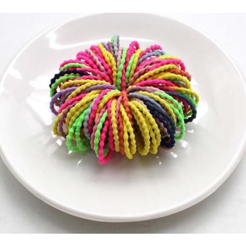 100pcs childrens hair accessories baby hair accessories hair band small rubber band girl hair rope childrens headband