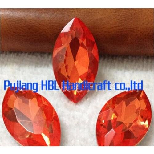 160pcs /pack 10x18mm Crystal Glass DIY Wedding Dress Decoration Beads