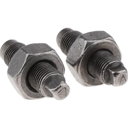 2pcs Valve Adjusting Screws with Nuts for 50-125cc ATV Dirt Bike, 1.8cm Long