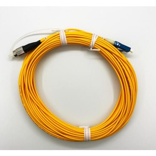 5pcs/lot LC-FC patch cord diameter 2.0 mm LC-FC single-mode fiber cable 15 meters single core 5 pcs