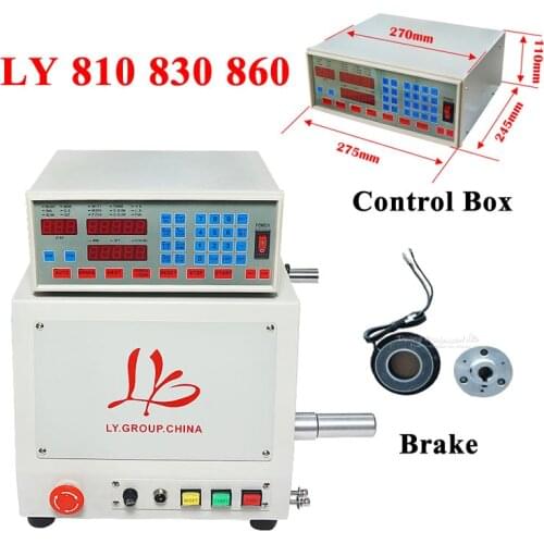 Automatic Coil Winder Winding Machine LY 810 830 860 Common Use Control Box Original with Brake Function Tool Kit