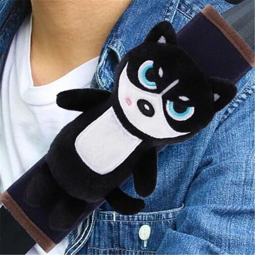 Auto Kids Shoulder Protector Car Styling Seat Belt Cover Shoulder Pad Cartoon Car Accessories Seat Belt Shoulder Harness Cushion