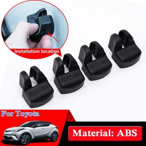 Car Styling Door Check Arm Protection Cover For Toyota 86 Corolla Vios CHR Camry RAV4 Reiz Prado Car Door Lock Protective Covers