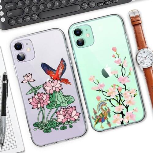 Famous brand design floral elements Phone Cases For iphone SE 12 11 Pro Max X XR XS MAX 7 8 plus 6s plus 2020 case Cover