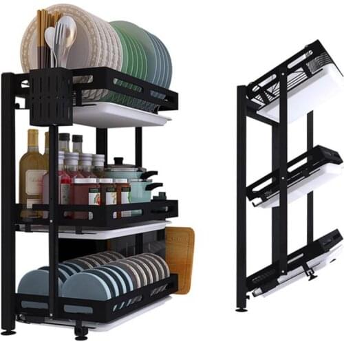 304 Stainless Steel Dish Drainer, Kitchen Rack, Dish Rack Cutlery Holder, Dish Rack Holder