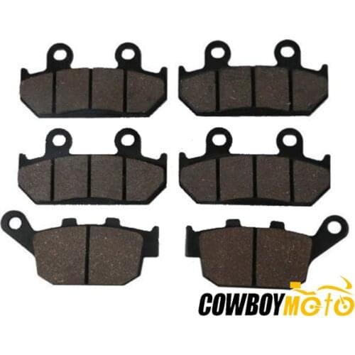 For Honda CBR250R CBR 250 R HURRICANE 1986 1987 1988, VFR 400 R VFR 400R 1987-1989 1988 Motorcycle Front + Rear Brake Pads Set