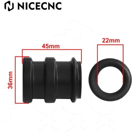 Motorcycle Exhaust Silencer Tailpipe Rubber Silicon Sleeve For KTM 250 300 EXC MXC XCW XC SX 6D Freeride 1998-2016 For Husqvarna