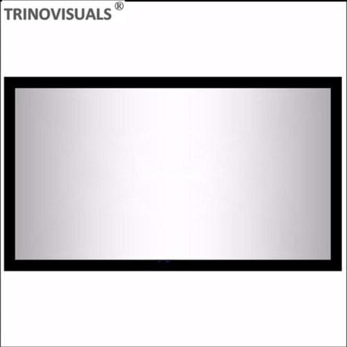 HKCW-U,2.35:1 Fixed Frame Projection Screens for 2D HD projector, Active 3D HD projector, 4K Ultra HD projector PVC Cinema White