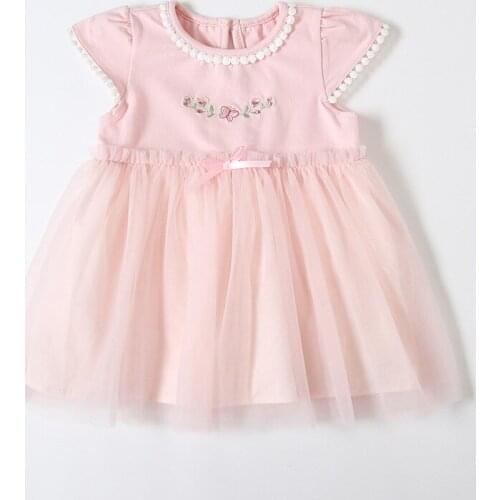 Newborn Summer Baby Girls Clothes Sets Lace Baptism Dress Baby Girls for Party Wedding 0-3Y Infant Christening Dress