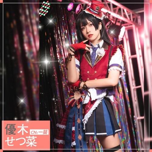 Love Live! Nijigasaki High School Idol Club Yuki Setsuna Cosplay Costume Anime Dress Christmas Halloween Free shipping CG606CZH