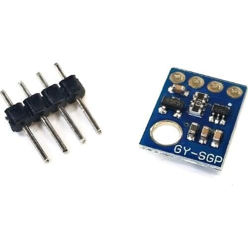 SGP30 Gas Sensor Module Air Quality TVOC eCO2 Carbon Dioxide Measurement GY-SGP30 Formaldehyde Air Detector Module 3.3V 5V IIC