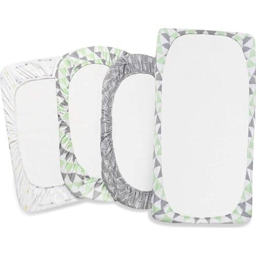 3PC Soft Baby Bassinet Set Cradle Fitted Sheets for Mattress Pads Sleeper baby soft Cover baby mattress colchon para minicuna