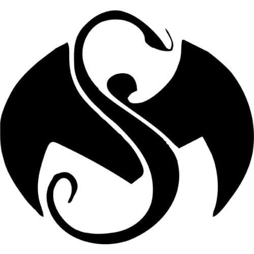 MIGNATIS - Sticking Snake Through Batman Logo Mural Art Decal For Car Window Loptop Decoration Vinyl Stickers Waterproof Self Name