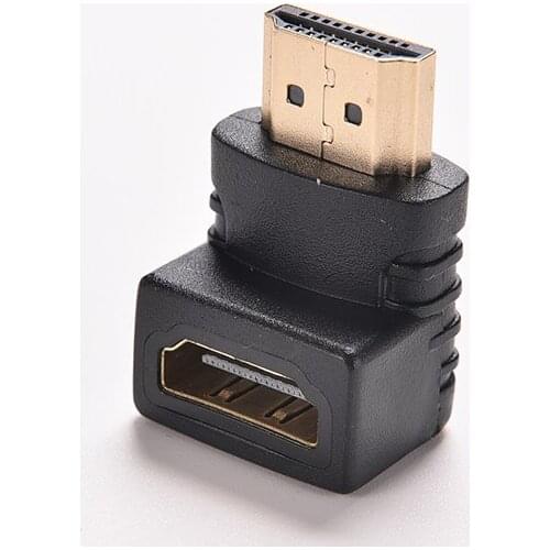 New Right Angle HDMI Cable Adapter Male to Female TV Connector 90 Degree HDTV