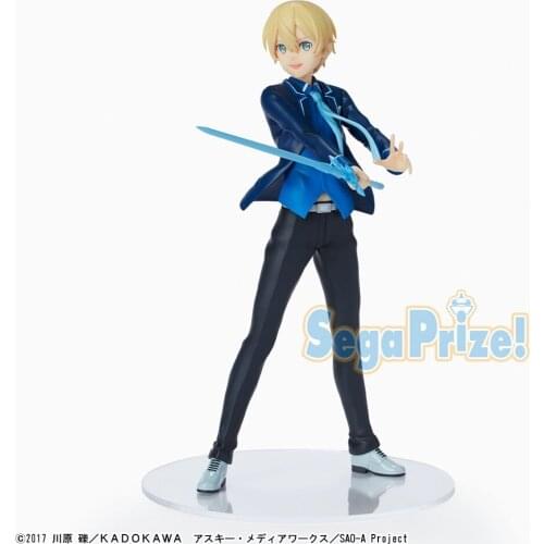 Original SEGA Sword Art Online SAO Alicization Eugeo PVC Action Figure Model Toys Anime Brinquedos Figurals