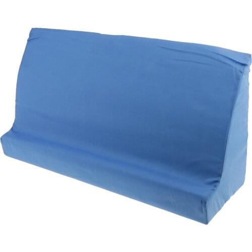 Foam Wedge Pillow Elevation Cushion Lumbar Support Zippered Cover