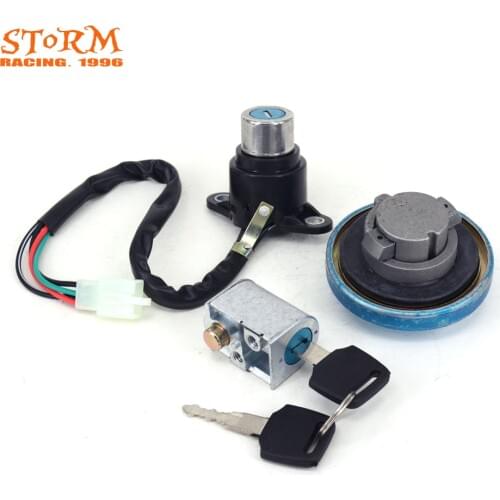 Motorcycle Ignition Switch Seat Lock Key Fuel Gas Cap Set For Honda REBEL 250 MAGNA 250 CMX250 CMX450 All Years MAGNA250