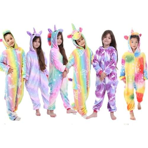 Boy Girl Pajamas Children New Unisex Pijamas Spider Stitch Kid Cartoon Animal Cosplay Pyjama Onesie Sleepwear Hoodie