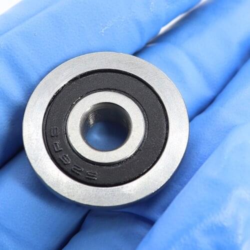 F626-2RS Bearing 6x19x6mm ( 10 PCS ) ABEC-1 Miniature Flanged F626RS Ball Bearings F626 2RS